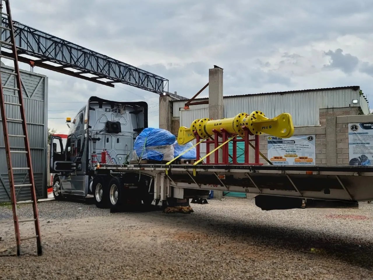Traslado componentes industriales Baja California - AZVIR